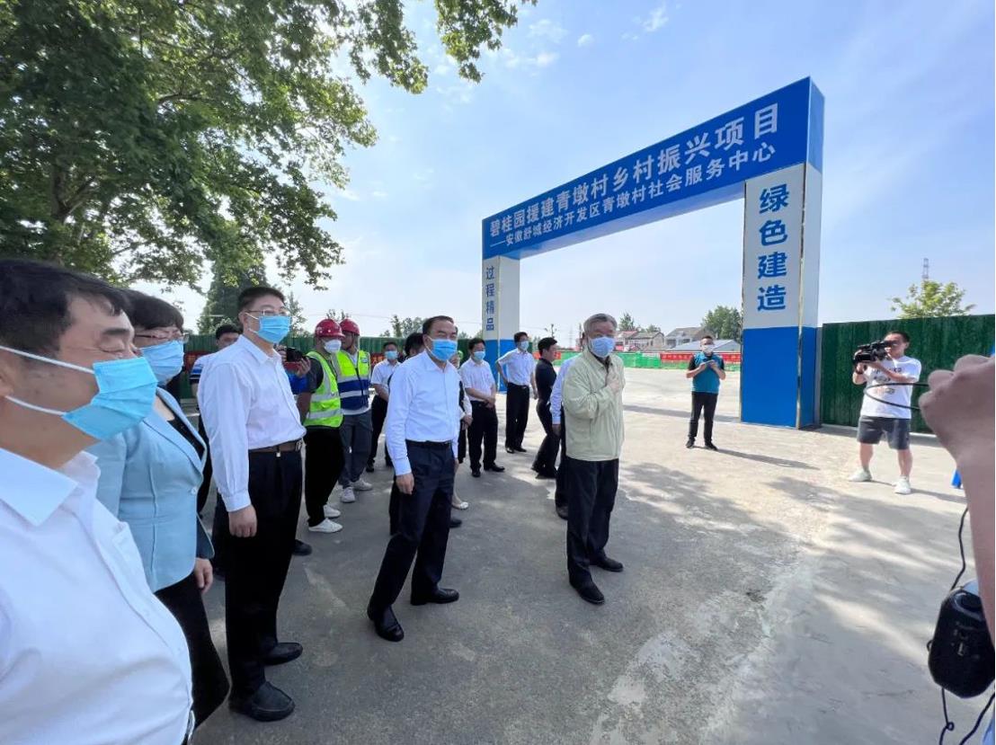 美丽乡村丨全国政协副主席卢展工莅临华体会手机网页版登录入口_华体会(中国)建筑乡村振兴项目视察指导