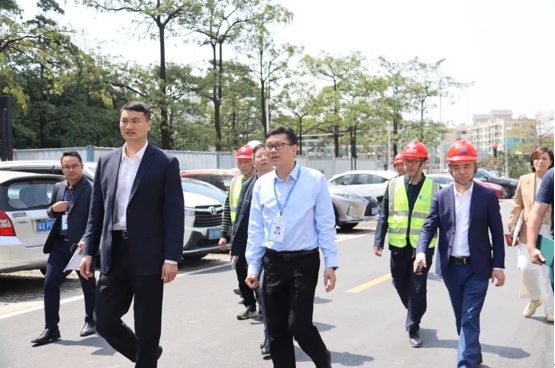 北滘镇党委书记、镇长王德华前往华体会手机网页版登录入口_华体会(中国)建科集团佛肇分公司重点项目调研